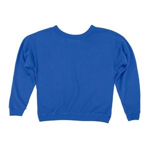 Jungmaven Laguna Cropped Sweatshirt Blue